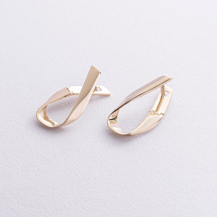 Серьги "Alicia" в желтом золоте с08750 от ювелирного магазина Оникс