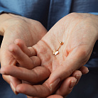 Золотий пірсинг "Метелик" (фіаніт) пир00221 от ювелирного магазина Оникс - 1