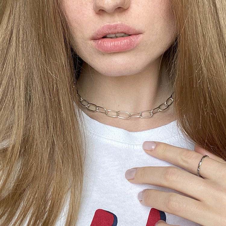 Срібне кольє "Свобода" 181037 від ювелірного магазину Онікс - 14