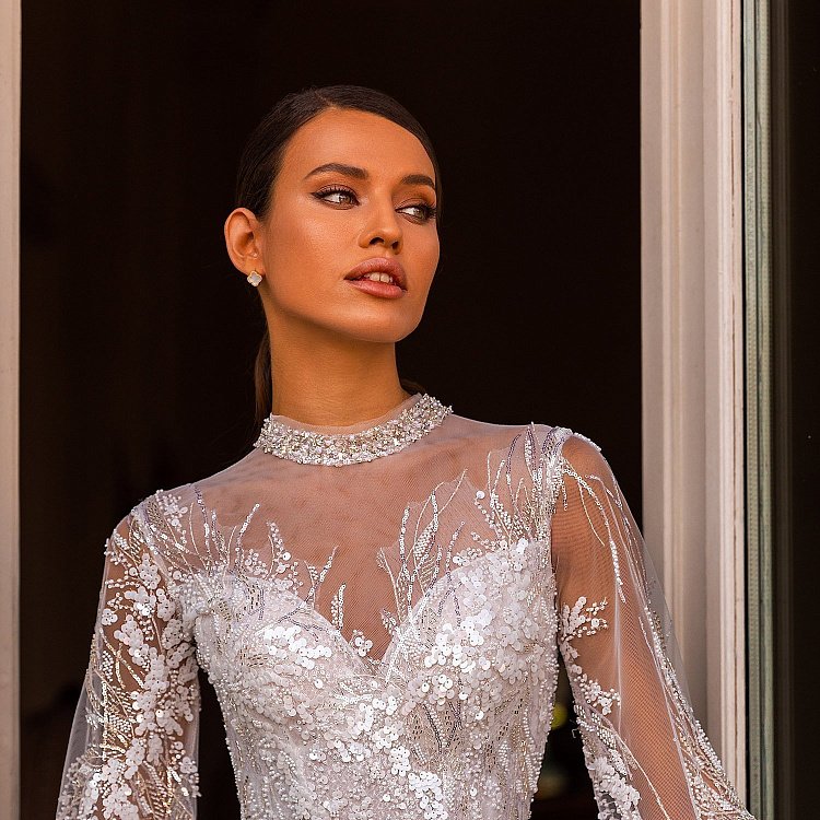 Серьги "Клевер" в желтом золоте (перламутр) с06900 от ювелирного магазина Оникс - 6