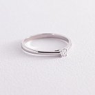 Помолвочное золотое кольцо с бриллиантом кб0400z от ювелирного магазина Оникс - 4