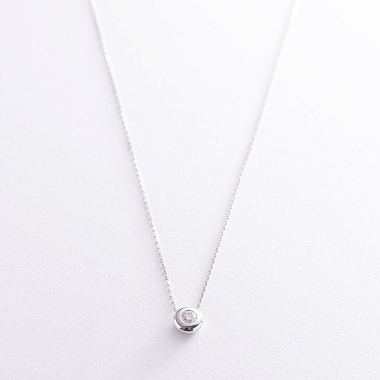 Золоте кольє з діамантом колб0026arp(0,6) від ювелірного магазину Онікс