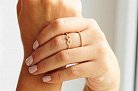 Золотое женское кольцо "Бесконечность" к03286 от ювелирного магазина Оникс - 7