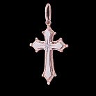 Золотой крестик с фианитом 2106 от ювелирного магазина Оникс