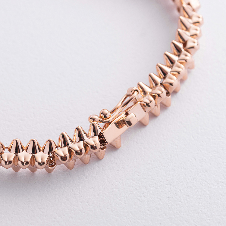 Браслет "Тереза" в красном золоте б05430 от ювелирного магазина Оникс - 5