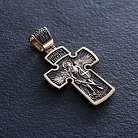 Золотий православний хрест з чорнінням п03873 от ювелирного магазина Оникс - 4