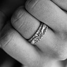 Серебряное кольцо "Сотворение Адама - Микеланджело" 112711 от ювелирного магазина Оникс - 6