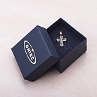 Срібний хрест з розп'яттям "Спаси і Збережи" 132997 от ювелирного магазина Оникс - 4