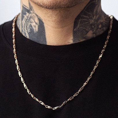 Чоловічий золотий ланцюжок ц00552 №2