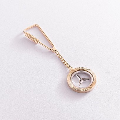 Золотий брелок "Mercedes-Мерседес" бр00016