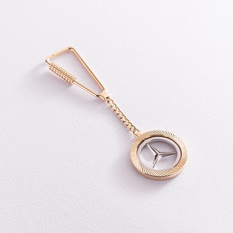 Золотий брелок "Mercedes-Мерседес" бр00016 від ювелірного магазину Онікс