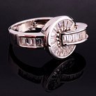 Серебряное кольцо с фианитами 11679 от ювелирного магазина Оникс - 7