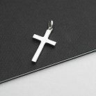 Срібний хрестик ручної роботи "Мінімалізм" 132750 от ювелирного магазина Оникс - 9