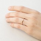 Золотое помолвочное кольцо с бриллиантом кб0168са от ювелирного магазина Оникс - 3