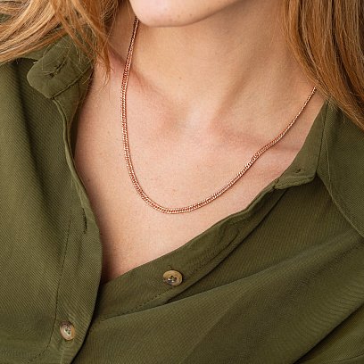 Цепочка золотая панцирное плетение (4.5 мм) ц00039-3.5 №2