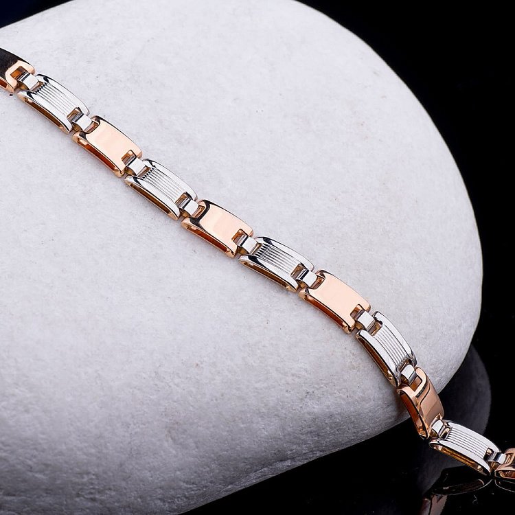 Золотий браслет б01242 від ювелірного магазину Онікс - 4