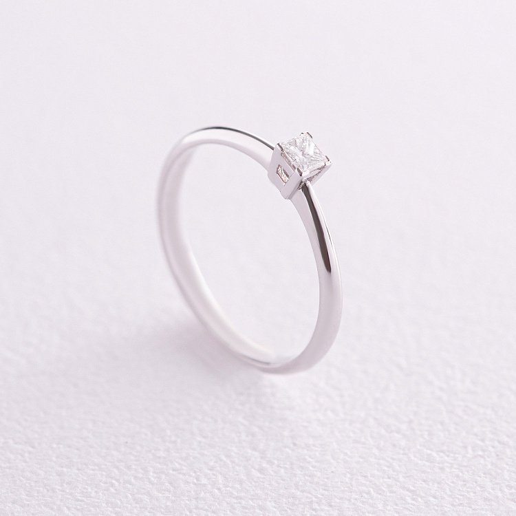 Помолвочное золотое кольцо с бриллиантом 221071121 Помолвочное золотое кольцо с бриллиантом 221071121 от ювелирного магазина Оникс