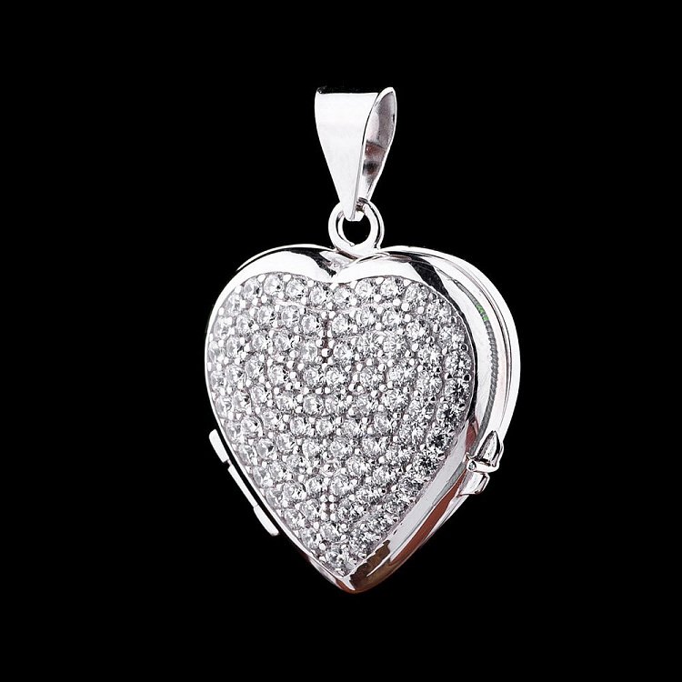 Золотий кулон для фотографії "Серце" п02687 від ювелірного магазину Онікс