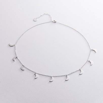 Серебряное колье "Луна" (9 шт) 18930
