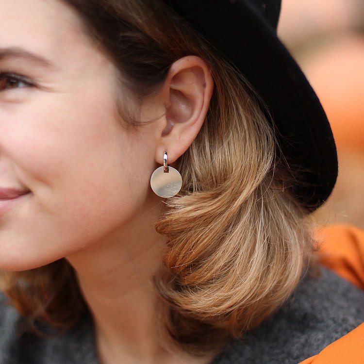 Золоті сережки Великі монетки с06508 від ювелірного магазину Онікс - 9