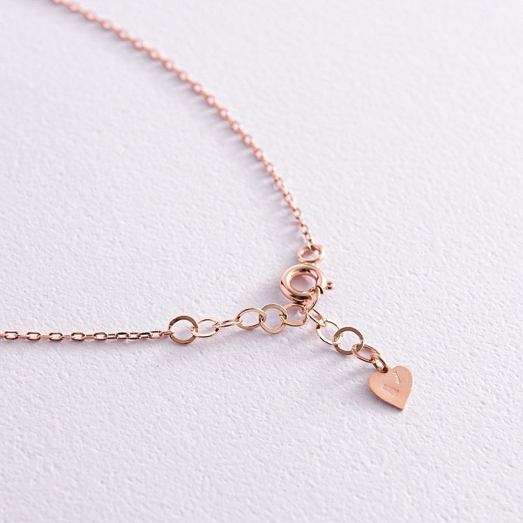 Золоте кольє "Хрестик" з фіанітами кол02190 від ювелірного магазину Онікс - 7