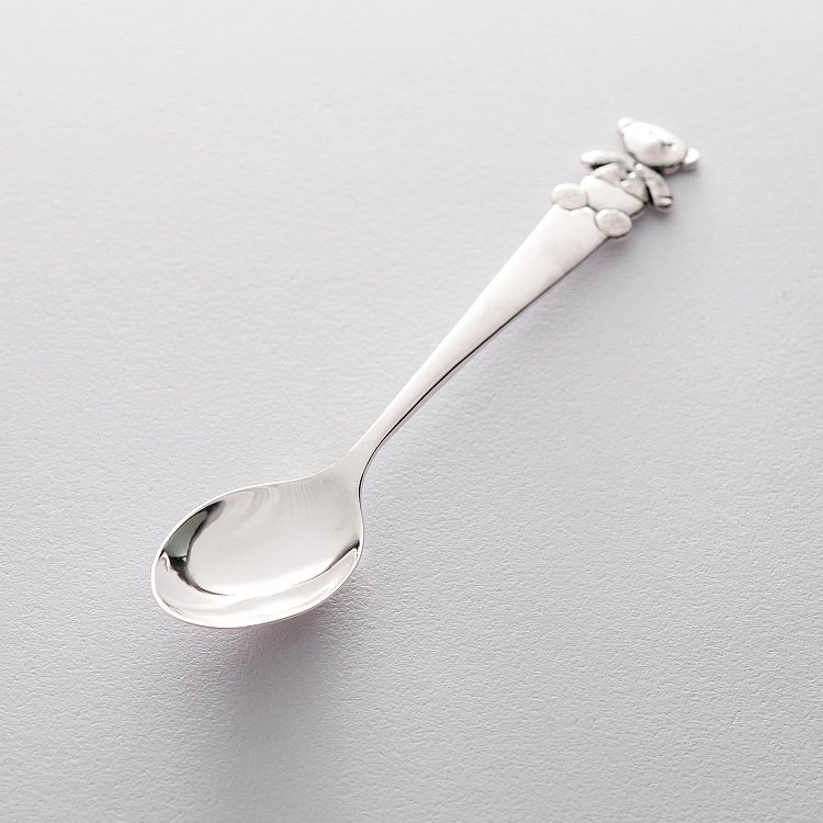 Срібна ложка "Ведмедик" 24044 від ювелірного магазину Онікс