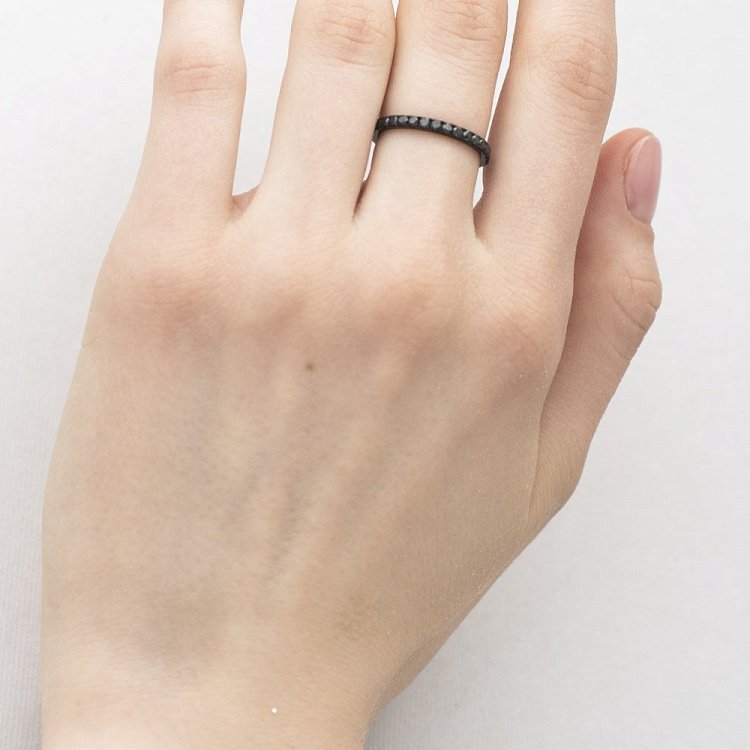 Золотое кольцо с бриллиантами кб0205ch от ювелирного магазина Оникс - 3