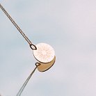 Срібний кулон з гравіюванням "Сонце" (позолота) 132724сол от ювелирного магазина Оникс - 2