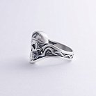 ﻿Мужское серебряное кольцо "Череп" 282 от ювелирного магазина Оникс - 5
