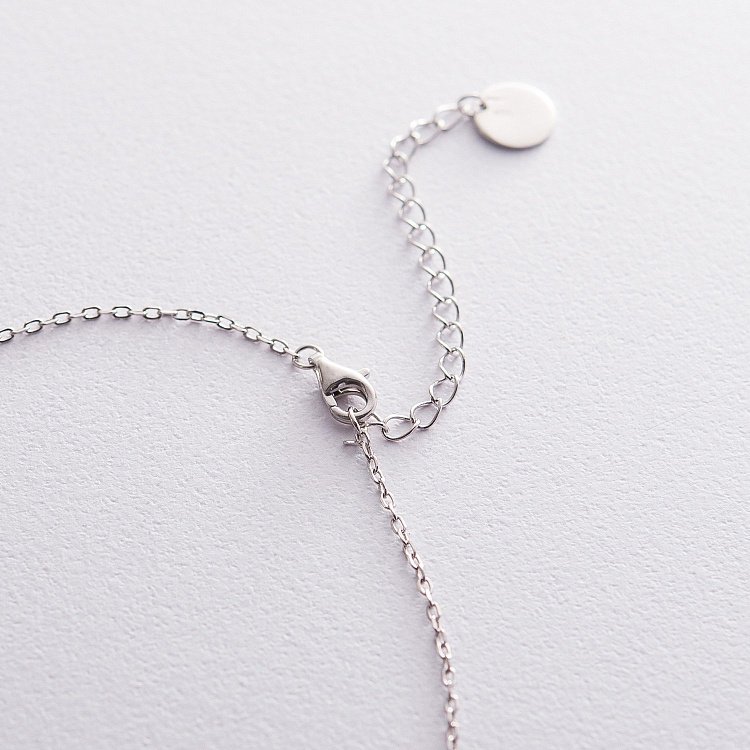 Серебряное колье "Монетки" 18744 от ювелирного магазина Оникс - 3