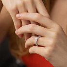 Помолвочное кольцо с бриллиантами (белое золото) 222091121 от ювелирного магазина Оникс - 3
