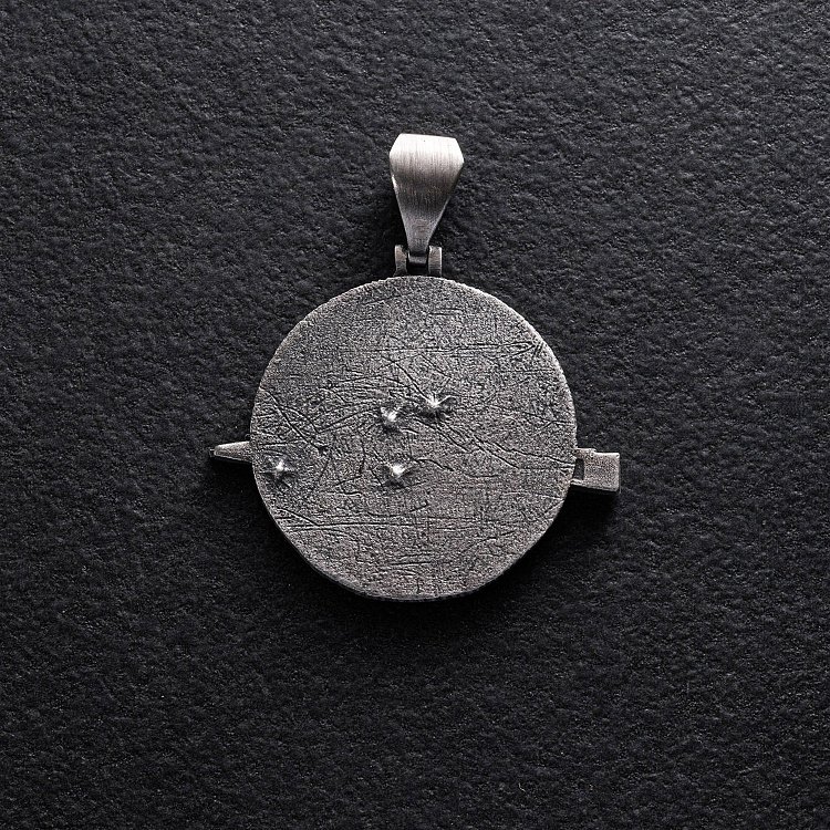 Срібний кулон "Гвинтівка. В одне вухо - влетіло, в інше - вилетіло" 1283 від ювелірного магазину Онікс - 2