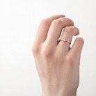 Золотое помолвочное кольцо с бриллиантом р0179к от ювелирного магазина Оникс - 3