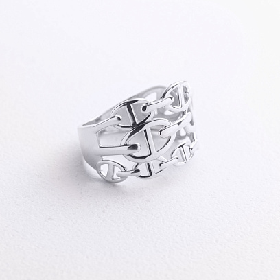 Каблучка "Helen" у білому золоті к08434 №2