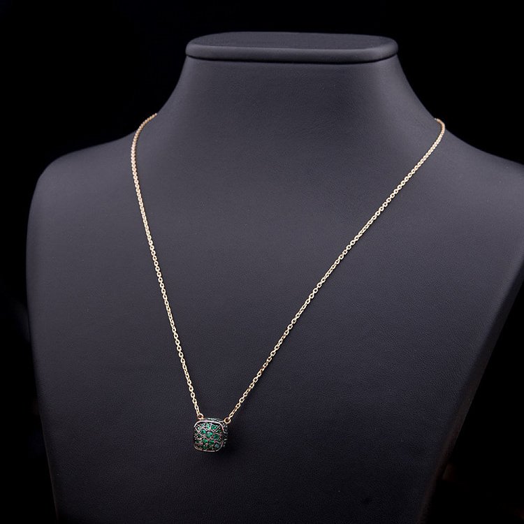 Золоте кольє з фіанітами кол00821 від ювелірного магазину Онікс - 1