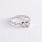 Помолвочное кольцо в белом золоте с бриллиантами к295 от ювелирного магазина Оникс - 4