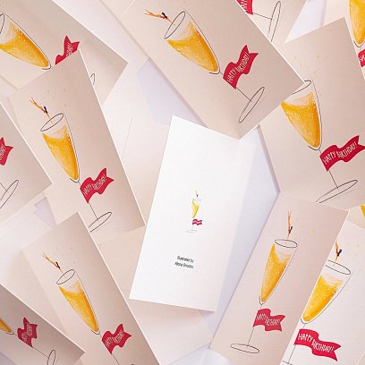 Открытка к Вашему подарку "Happy Birthday!" №6