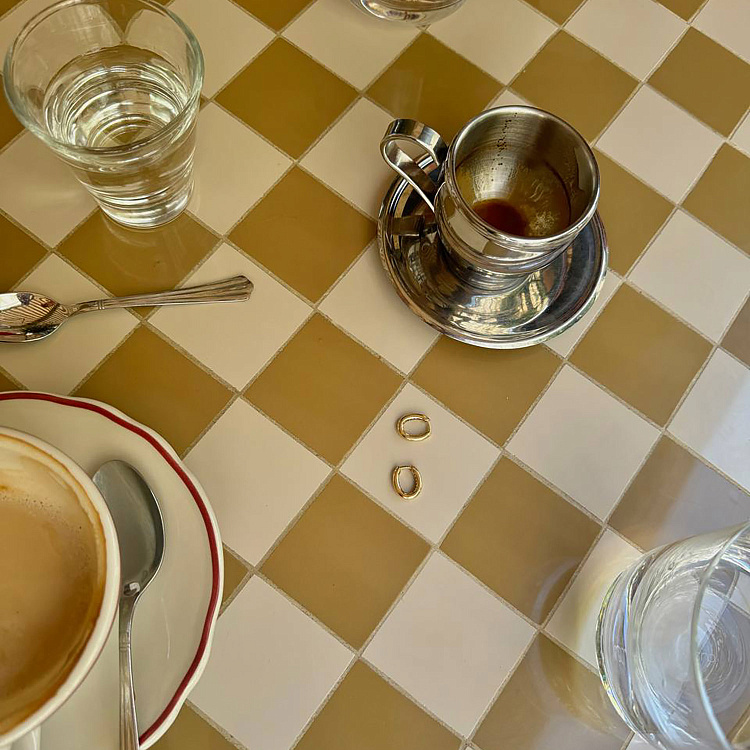 Серьги "Stella" в желтом золоте с08867 от ювелирного магазина Оникс - 6