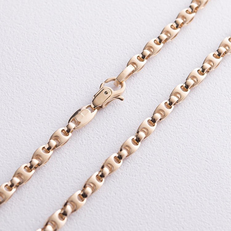 Фантазийная цепочка в желтом золоте ц00439 от ювелирного магазина Оникс