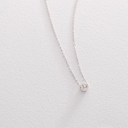 Золотое колье (фианит) кол00721 №2