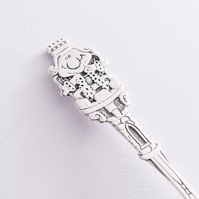 Серебряная чайная ложка "Король" 24028 №3