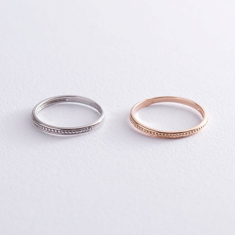 Кольцо в белом золоте к06593 от ювелирного магазина Оникс - 6