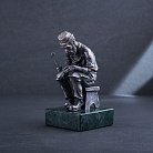 Серебряная фигура ручной работы "Еврейский сапожник за работой" сер00049 от ювелирного магазина Оникс