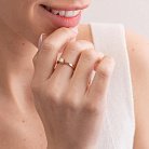 Помолвочное золотое кольцо с бриллиантом 220142421 от ювелирного магазина Оникс - 4