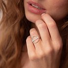 Золотое кольцо "Бетти" с бриллиантами 101-10070 от ювелирного магазина Оникс