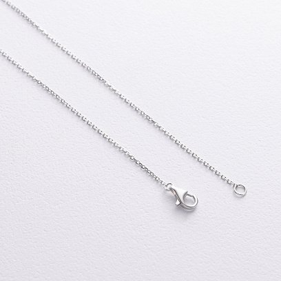 Золотое колье - галстук с бриллиантами колб0150mi №6