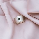 Серебряное кольцо с гравировкой "Сердце" 112143сер от ювелирного магазина Оникс - 6