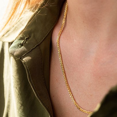 Золотий ланцюжок плетіння Колос ц00247-2 №4