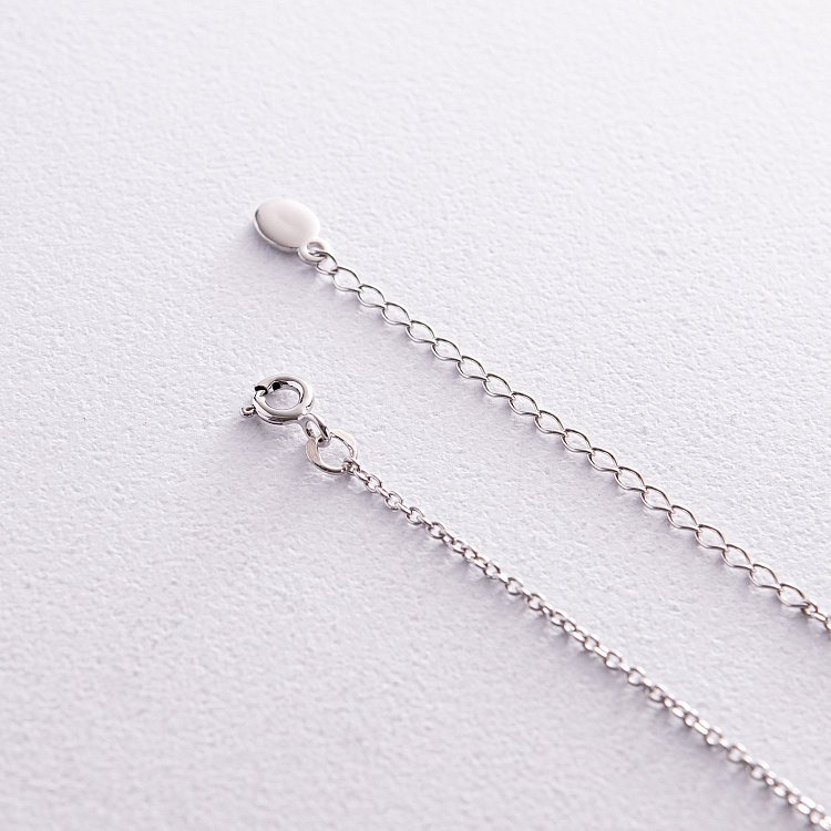 Серебряное колье "Крестик" 1100 от ювелирного магазина Оникс - 2