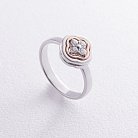 Золотое кольцо "Клевер" с бриллиантами 234401121 от ювелирного магазина Оникс